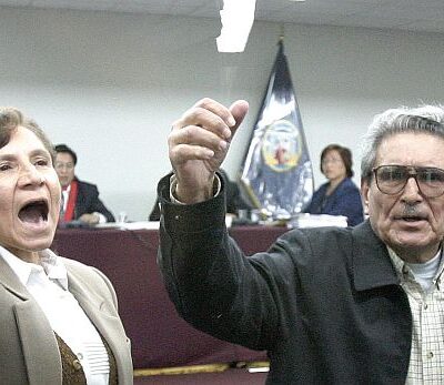 Elena Iparraguirre et Abimael Guzmán