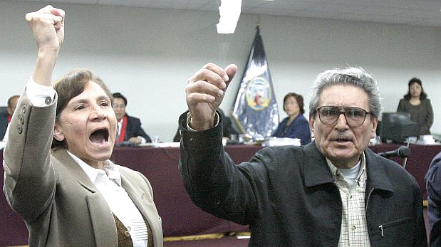 Elena Iparraguirre et Abimael Guzmán