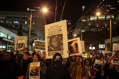 Manifestation à Seattle