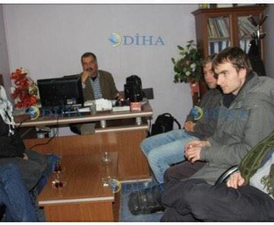 La délégation du Secours rouge suisse à Suruc