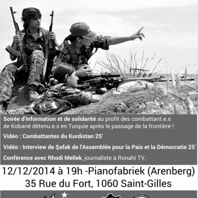 Affichette 'Femmes de Kobané'