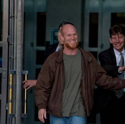 Eric McDavid à sa sortie de prison.