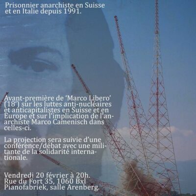 Affiche de la soirée.