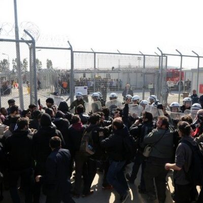 Affrontements au centre fermé d'Amygdaleza.