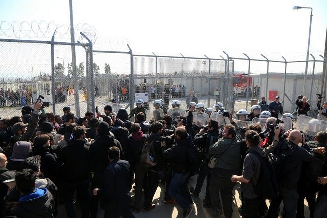 Affrontements au centre fermé d'Amygdaleza.