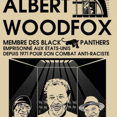 Affiche pour la libération d'Albert Woodfox.