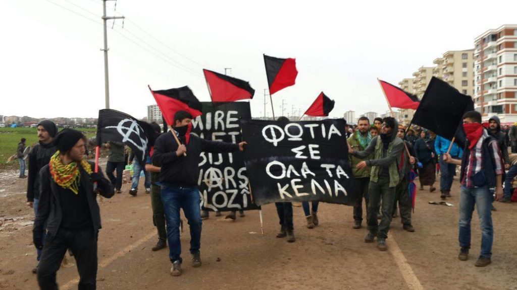 Manifestation anarchiste à Amed.