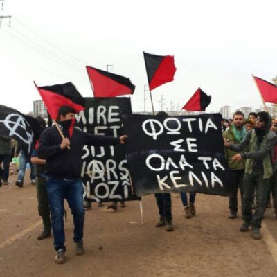 Manifestation anarchiste à Amed.