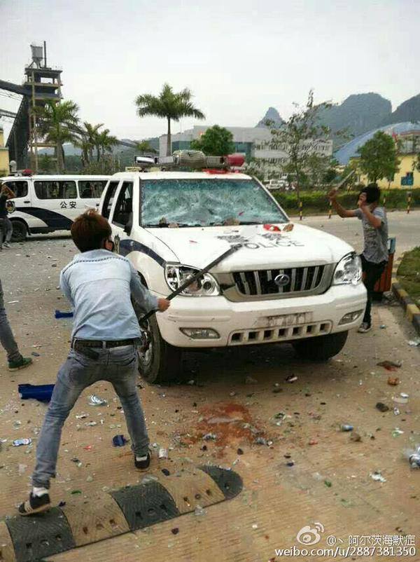 Affrontements à Luoding.