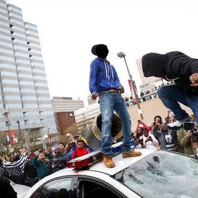 Affrontements à Baltimore.