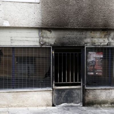 Un bureau de SYRIZA attaqué.