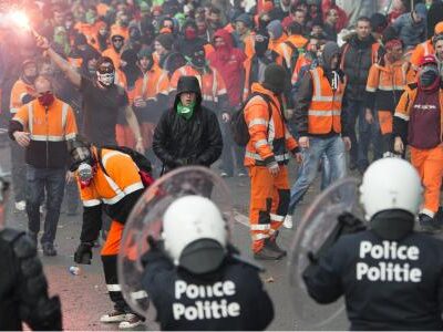 La manifestation nationale syndicale du 6 novembre 2014