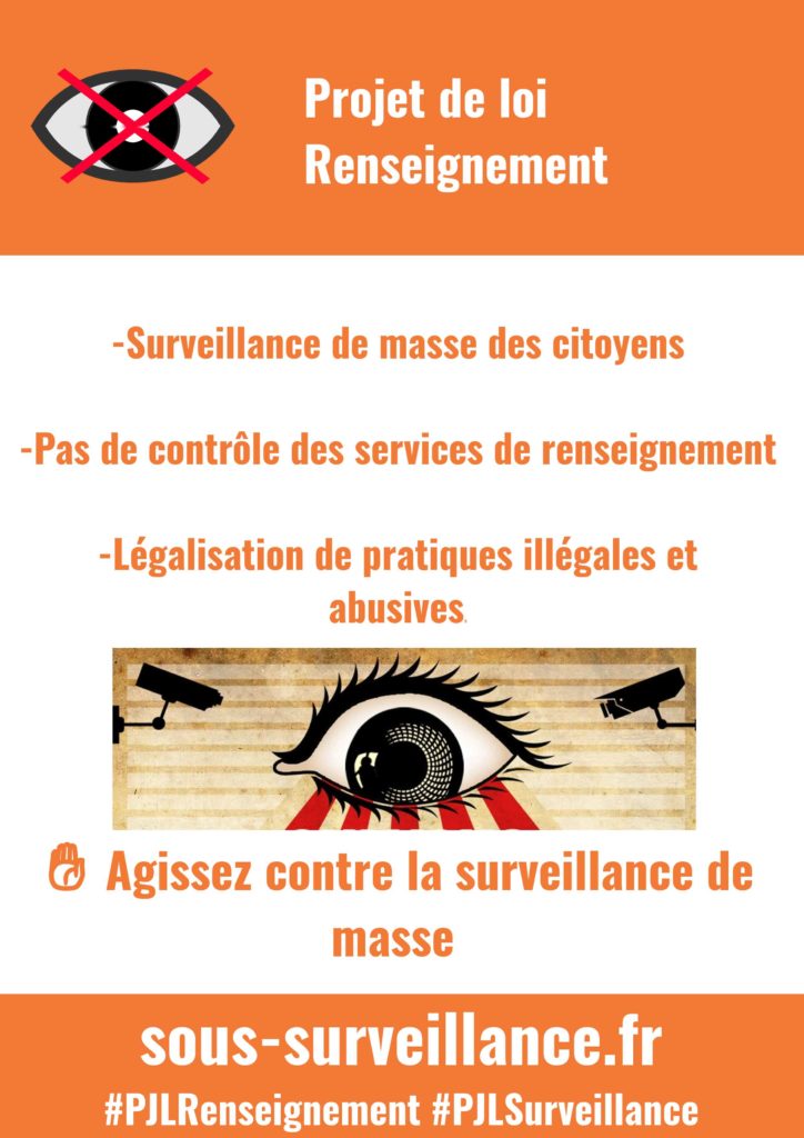 Rassemblement contre la surveillance généralisée. Rassemblement contre la surveillance généralisée.