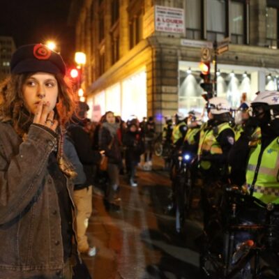 Incidents à la manifestation non-mixte anti-austérité
