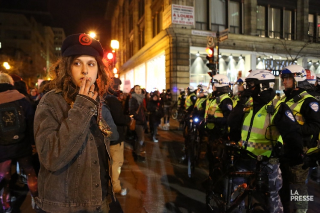 Incidents à la manifestation non-mixte anti-austérité