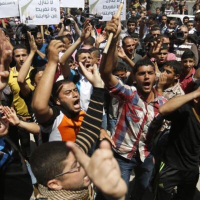 La manifestation du 29 avril à Gaza