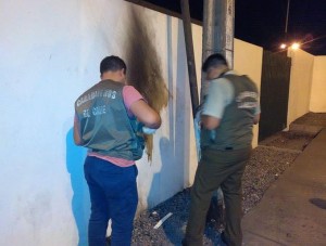 Le commissariat à Iquique.  