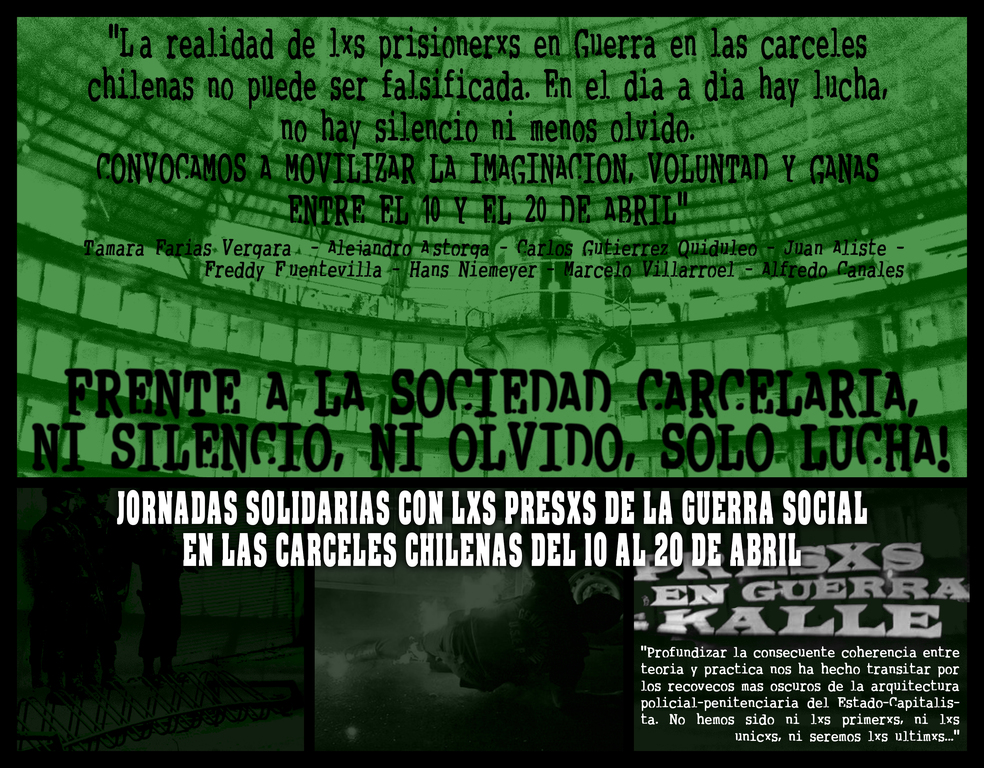 Journées d'action solidaires au Chili.