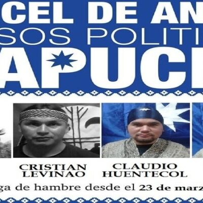 Les quatre prisonniers politiques mapuche en grève de la faim
