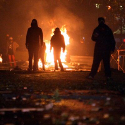 Émeutes à Exarchia.