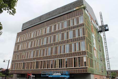 Le chantier du nouveau commissariat central de la zone Mons-Quévy