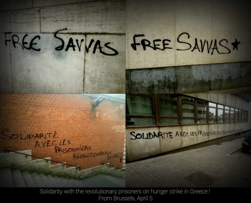 Tags solidaires à Bruxelles.