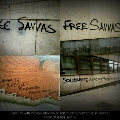 Tags solidaires à Bruxelles.