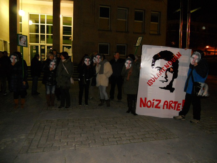 Rassemblement de soutien à Sergio Polo (2013)