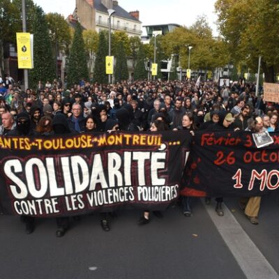 Manifestation hommage à Rémi Fraisse.