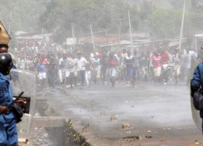 Manifestation lundi à Musaga