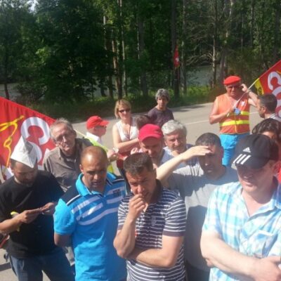 Grévistes de Castmétal