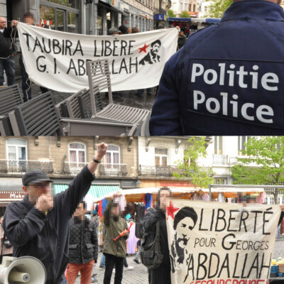 Rassemblement pour Georges Abdallah à Saint-Gilles.