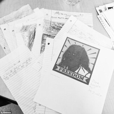 Des lettres et dessins pour Mumia.