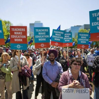 Enseignants grévistes de l'Ontario