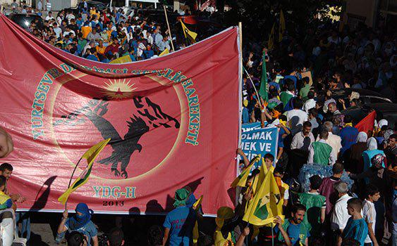 Une manifestation de l'YDG-H à Istanbul