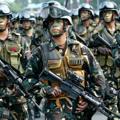 Militaires de la contre-guérilla philippine