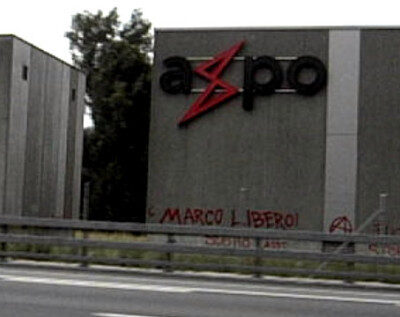 Tags sur le siège d'AXPO