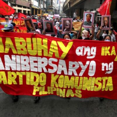 Manifestation pour les 45 ans du PCP