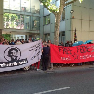 Rassemblement solidaire pour Frederico