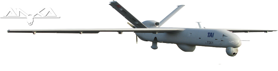 Le drône de reconnaissance 'Anka' fabriqué par l'état turc.