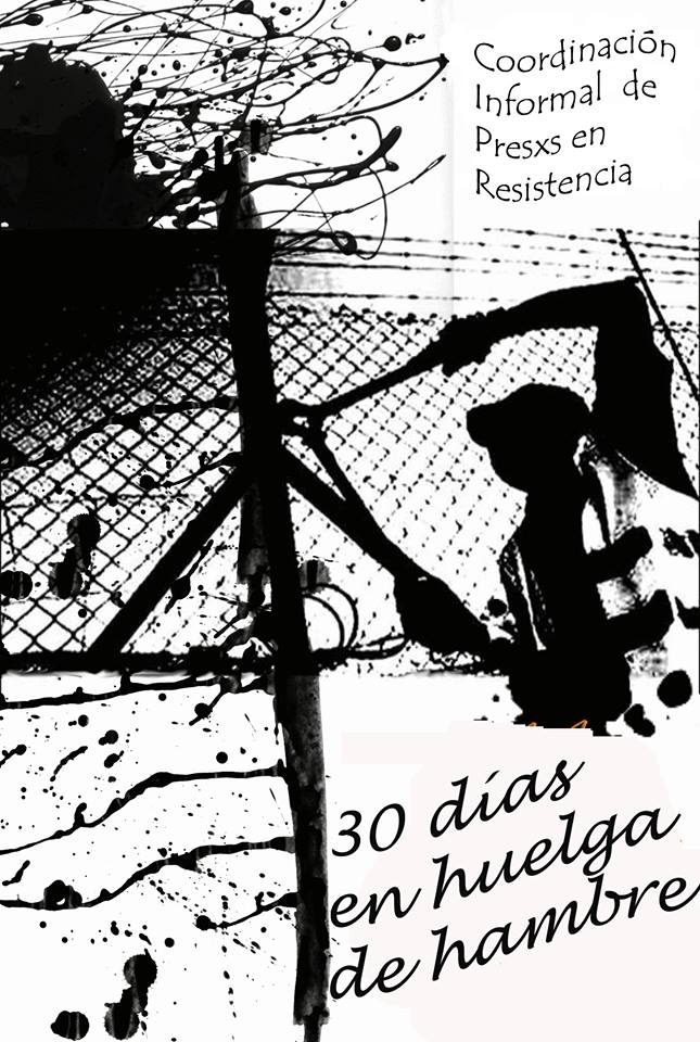 Coordination Informelle des Prisonniers en Résistance, 30 jours de grève de la faim.