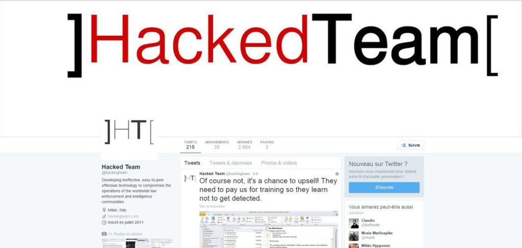 Hacking Team devient Hacked Team Hacking Team devient Hacked Team