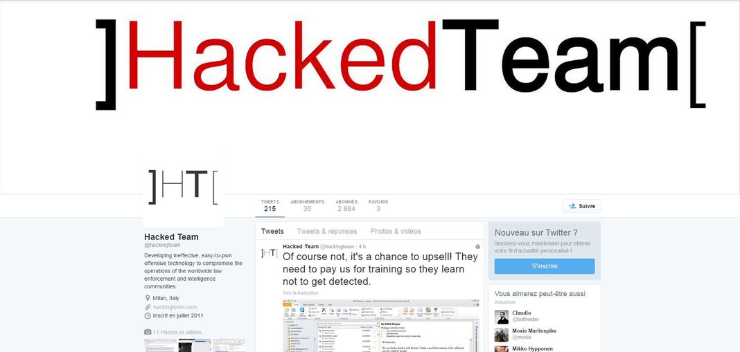 Hacking Team devient Hacked Team Hacking Team devient Hacked Team