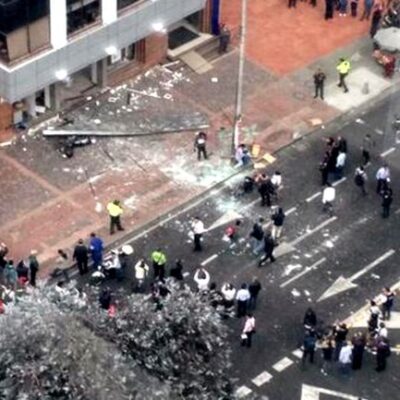 Un des attentats du 2 juillet à Bogota
