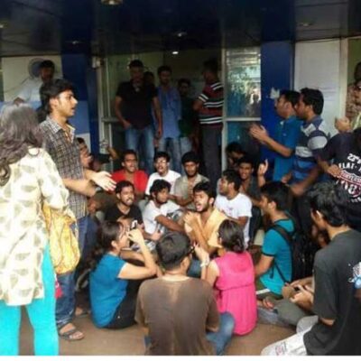 Mobilisation d'étudiants de la Jadavpur University