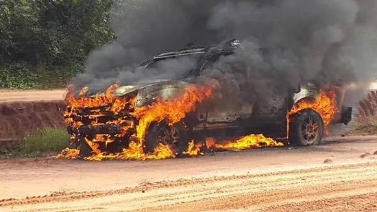La scène de l'embuscade du 17 juillet