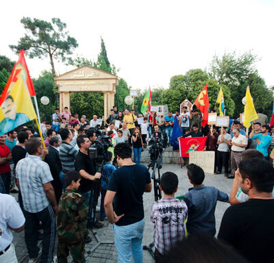 Manifestation à Erbil contre le PDK.