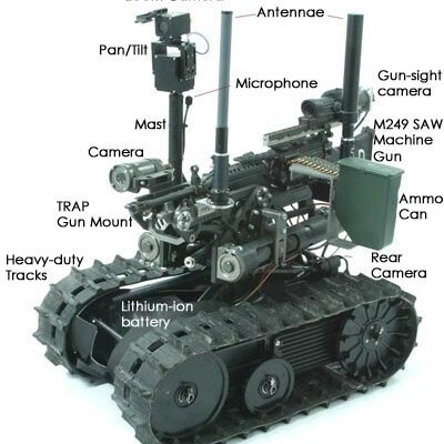 Un prototype de robot militaire