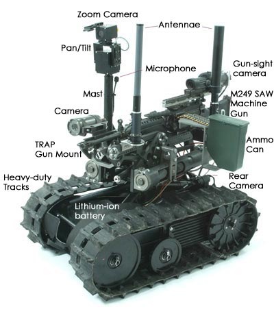 Un prototype de robot militaire