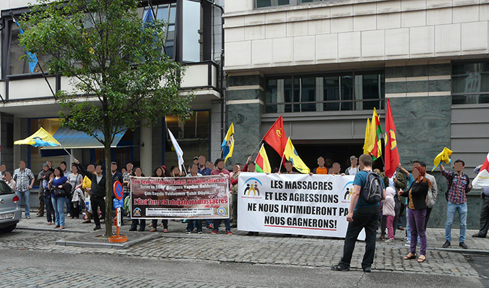 Rassemblement cet après-midi devant l'ambassade de Turquie